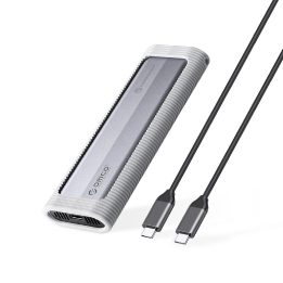 Išorinis SSD diskų dėklas USB-C 3.2 pilkas