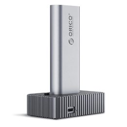 Dokavimo stotis M.2 NVMe/SATA diskams – pilka