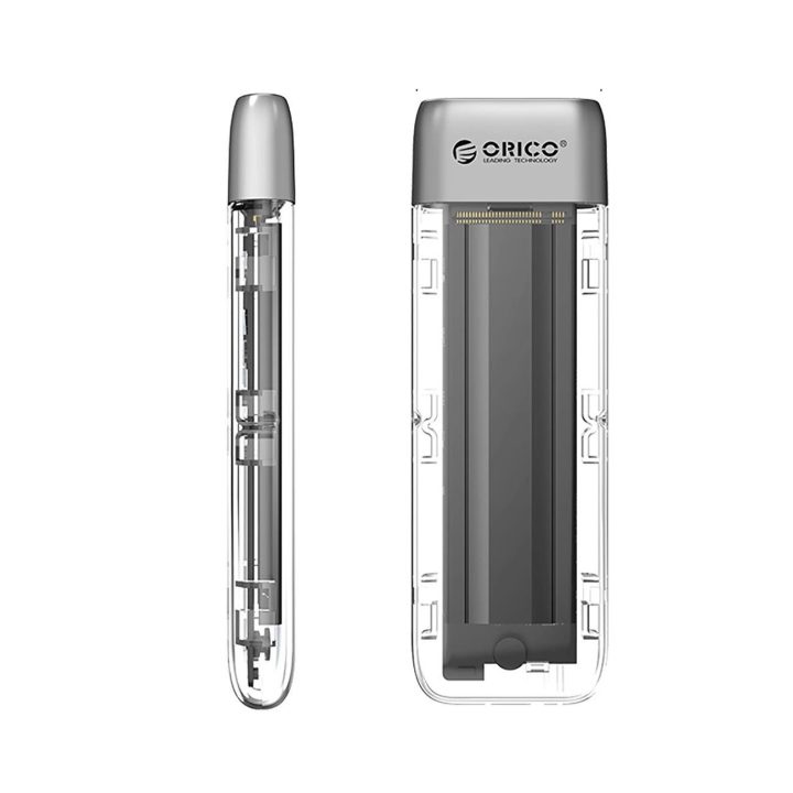 Išorinis SSD diskas M.2 NVMe USB-C 3.2 pilkas