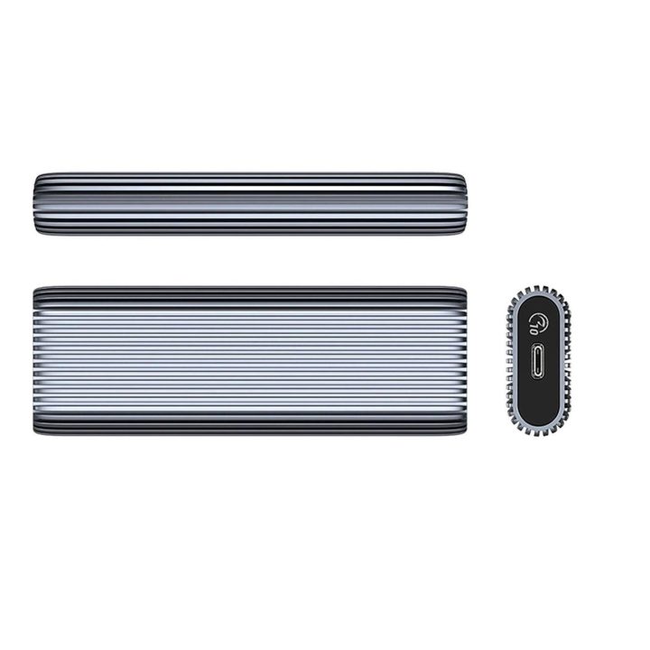 Išorinis SSD diskas M.2 NVMe USB-C 3.2 pilkas
