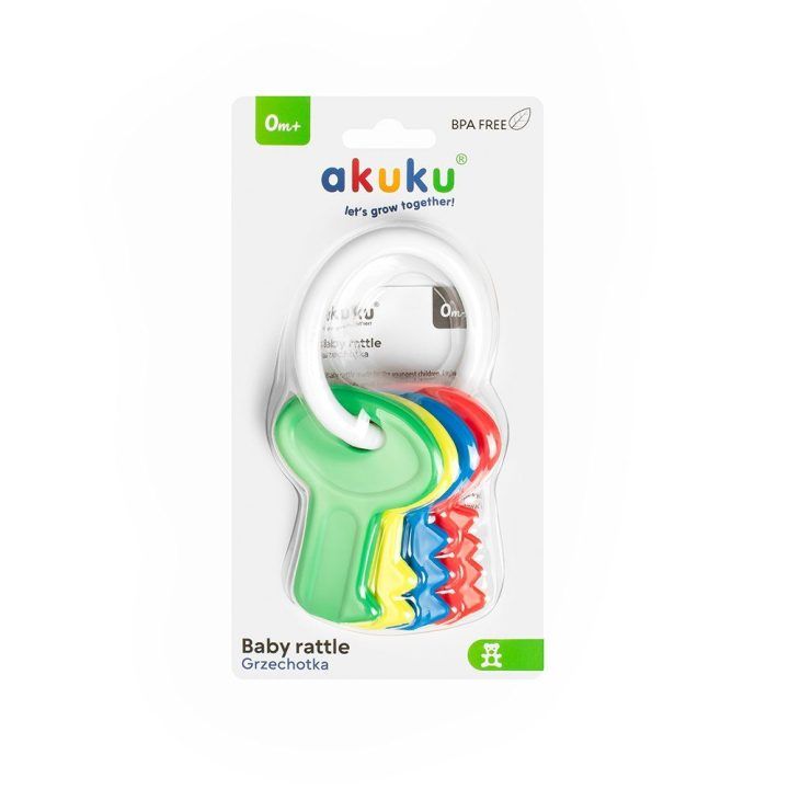 Barškutis kūdikiams Rakteliai“ (tamsūs)