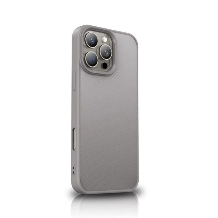 Dėklas su MagSafe Samsung Galaxy S25+ pilkas karboninis