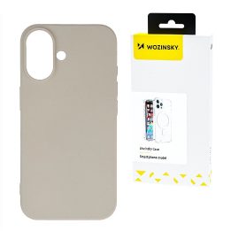Silikoninis dėklas Samsung Galaxy S24 FE, smėlio spalvos