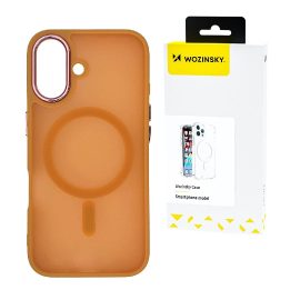 Dėklas MagSafe Samsung Galaxy S25 – oranžinis