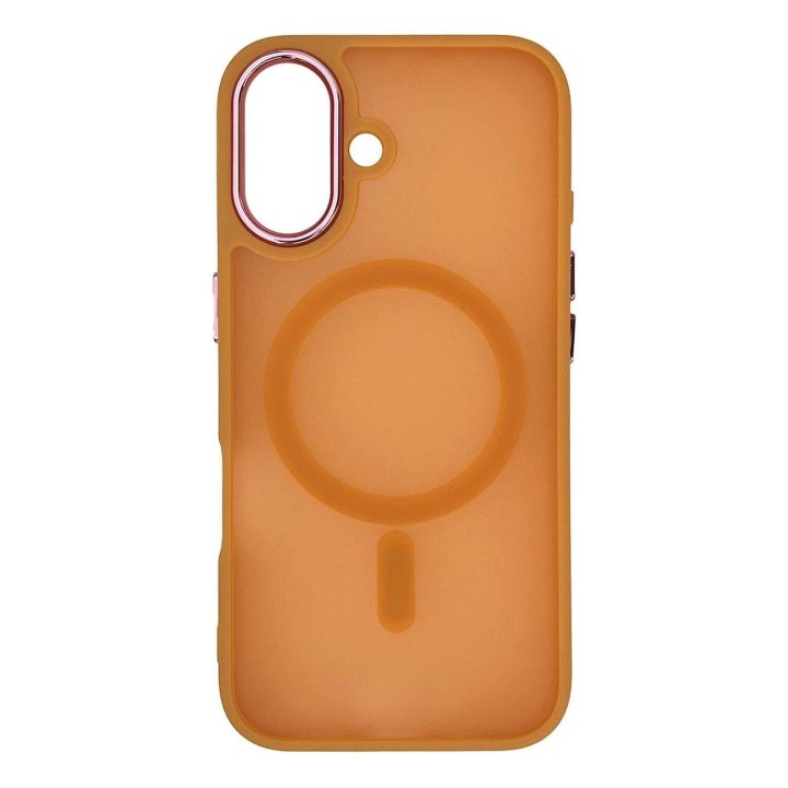 Dėklas MagSafe Samsung Galaxy S25 – oranžinis