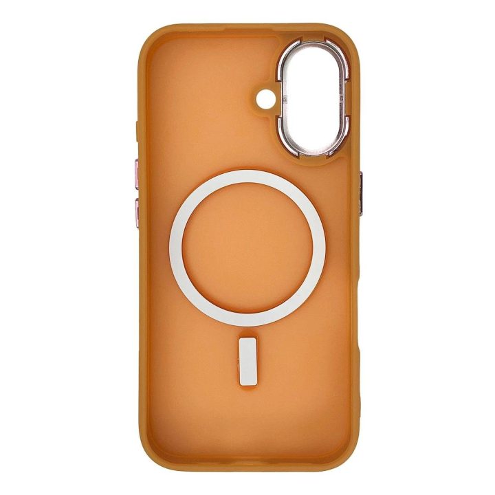 Dėklas MagSafe Samsung Galaxy S25 – oranžinis