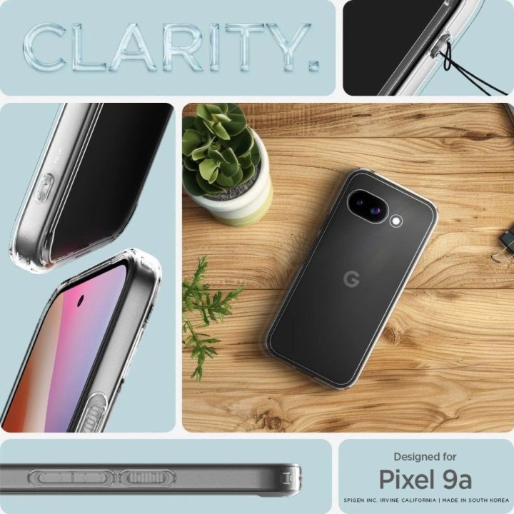 Dėklas Spigen Ultra Hybrid Google Pixel 9A, skaidrus