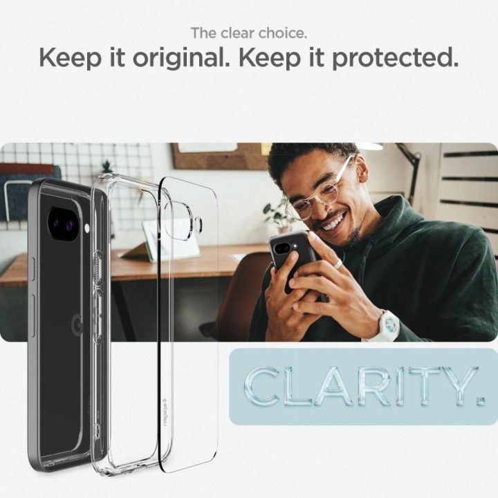 Dėklas Spigen Ultra Hybrid Google Pixel 9A, skaidrus