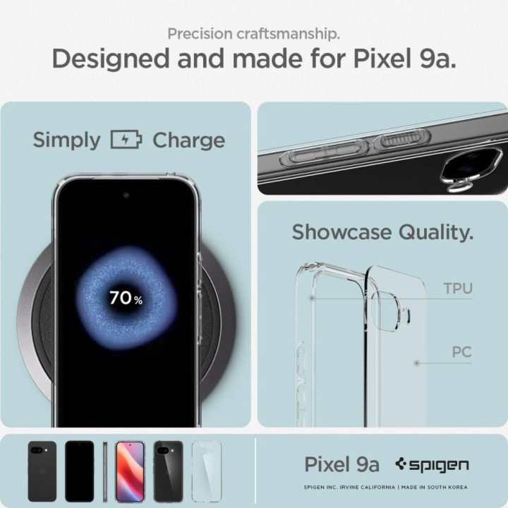 Dėklas Spigen Ultra Hybrid Google Pixel 9A, skaidrus