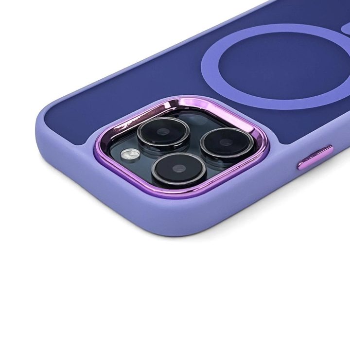 Dėklas su MagSafe Samsung Galaxy S24 FE, violetinis