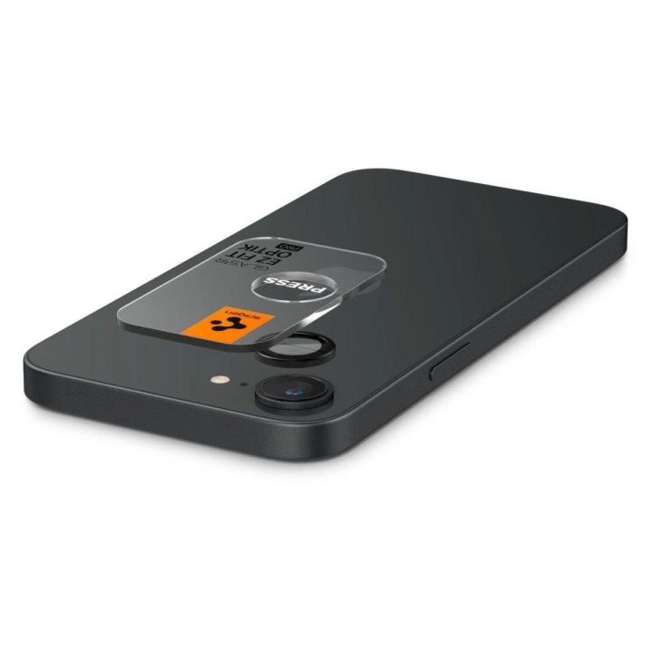Apsauginis stiklas iPhone 16e kamerai, juodas (2 vnt.)