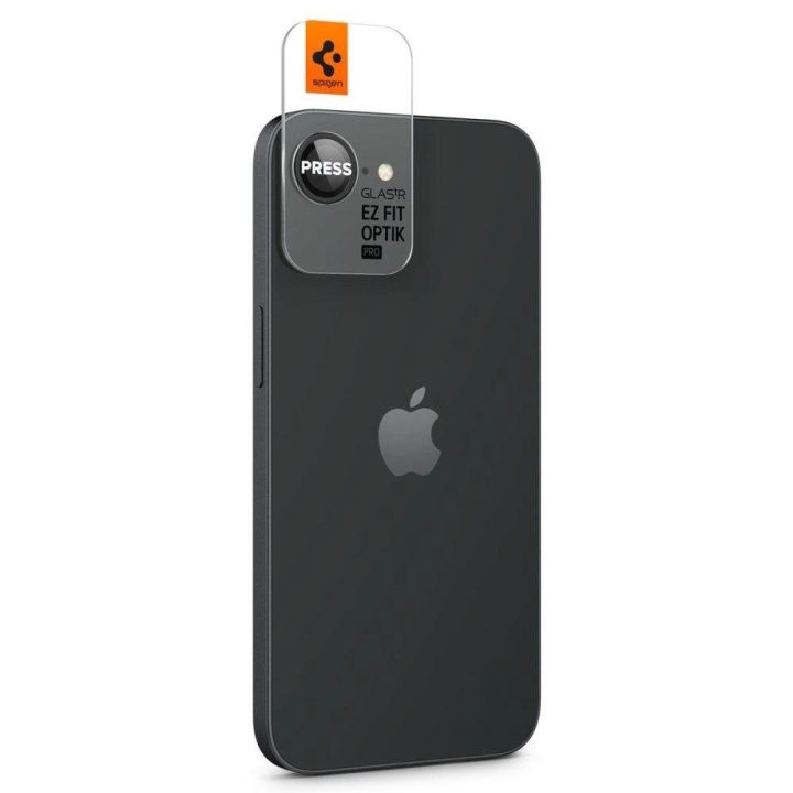 Apsauginis stiklas iPhone 16e kamerai, juodas (2 vnt.)