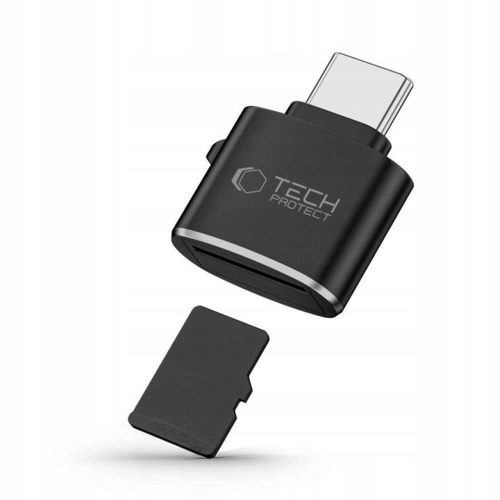 microSD kortelių skaitytuvas UltraBoost USB-C juodas