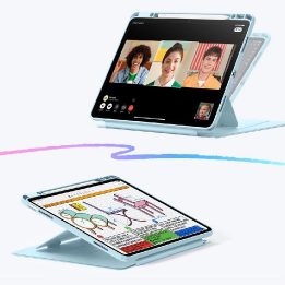Planšetės dėklas ESR Flip Hybrid iPad Air 13 mėlynas
