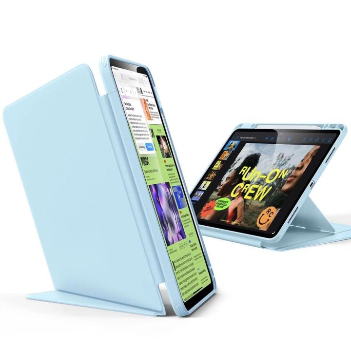 Planšetės dėklas ESR Flip Hybrid iPad Air 13 mėlynas