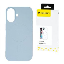 Silikoninis magnetinis dėklas MagSafe Samsung Galaxy S25 mėlynas