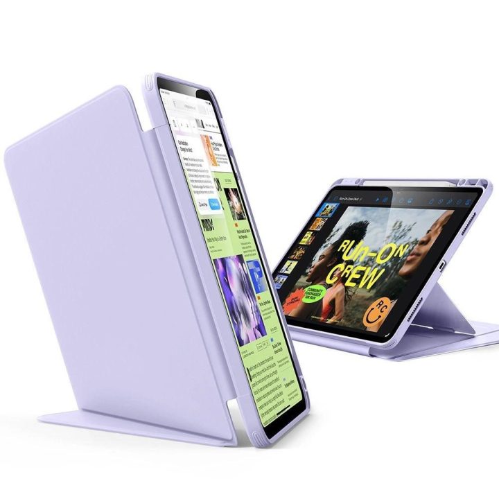 Planšetės dėklas ESR Flip Hybrid, violetinis, iPad Air 13