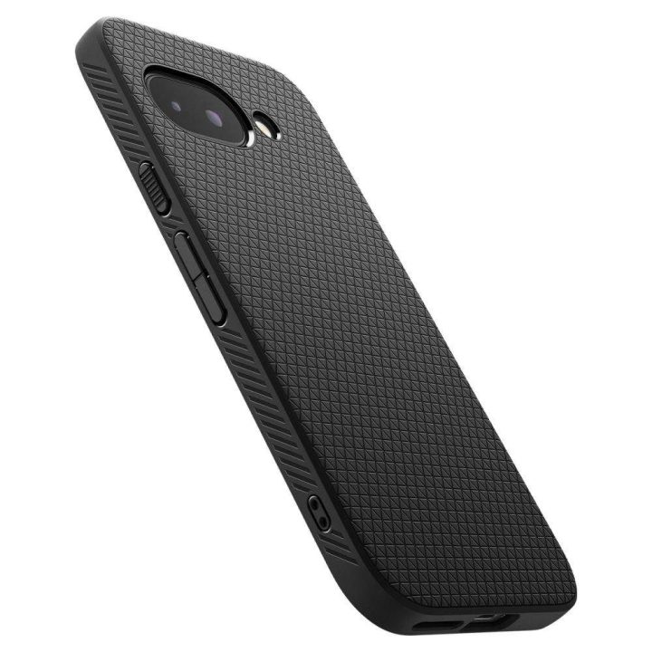Dėklas Spigen Liquid Air Google Pixel 9A, juodas matinis