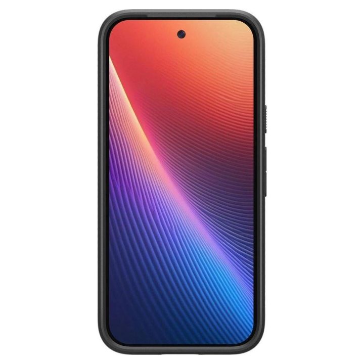 Dėklas Spigen Liquid Air Google Pixel 9A, juodas matinis