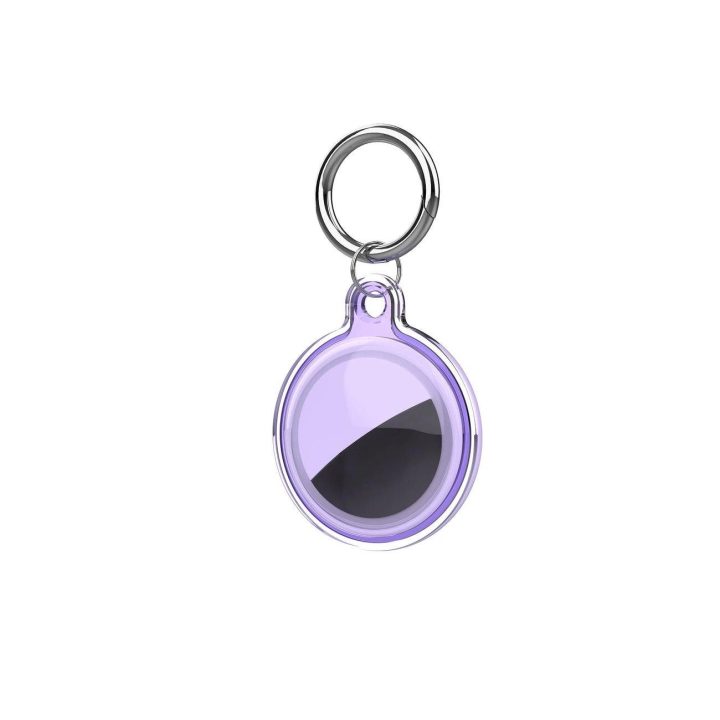 Vandeniui atsparus Apple AirTag dėklas – violetinis