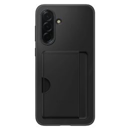 Dėklas su kortelių skyriumi Samsung Galaxy A36 5G, juodas