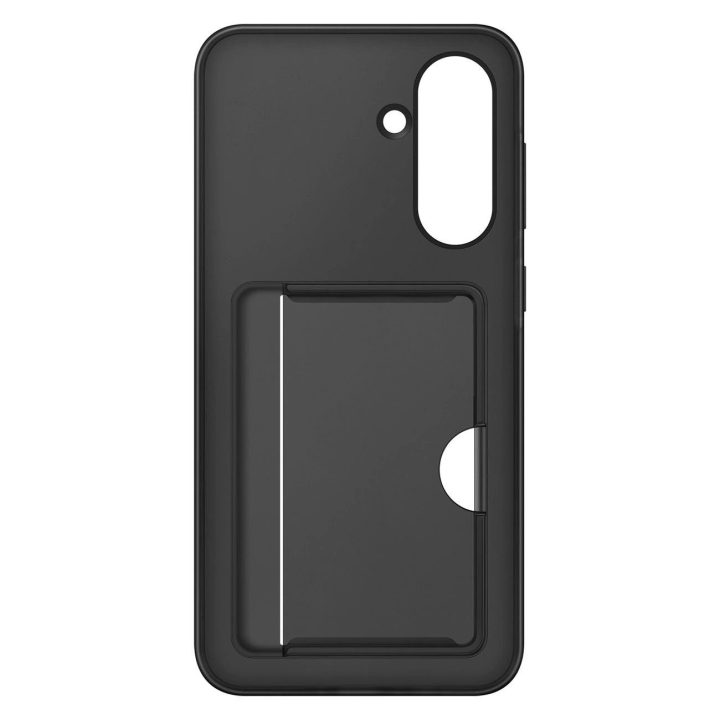 Dėklas su kortelių skyriumi Samsung Galaxy A36 5G, juodas
