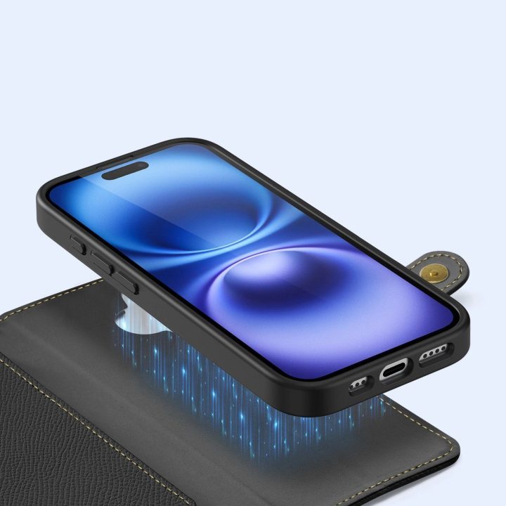 Odinis dėklas iPhone 16 – juodas
