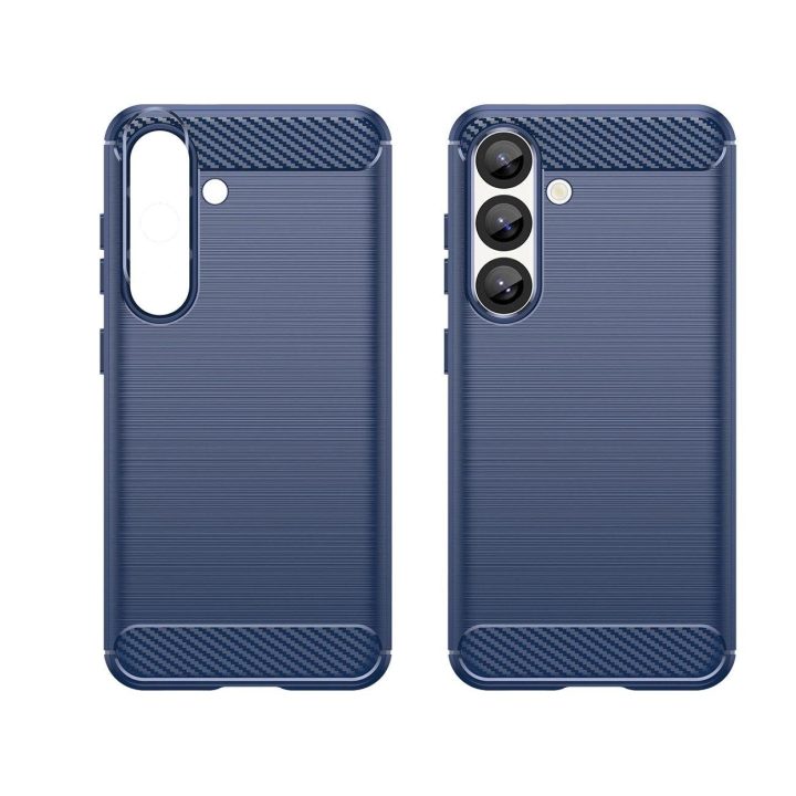 Silikoninis dėklas Samsung Galaxy S25 Edge – mėlynas