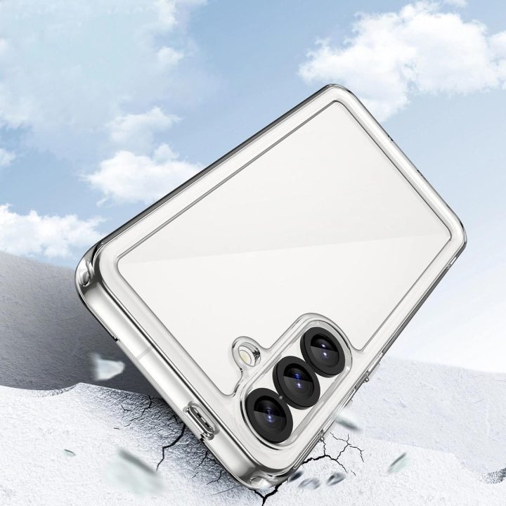 Dėklas Samsung Galaxy S25 Edge skaidrus, lankstus