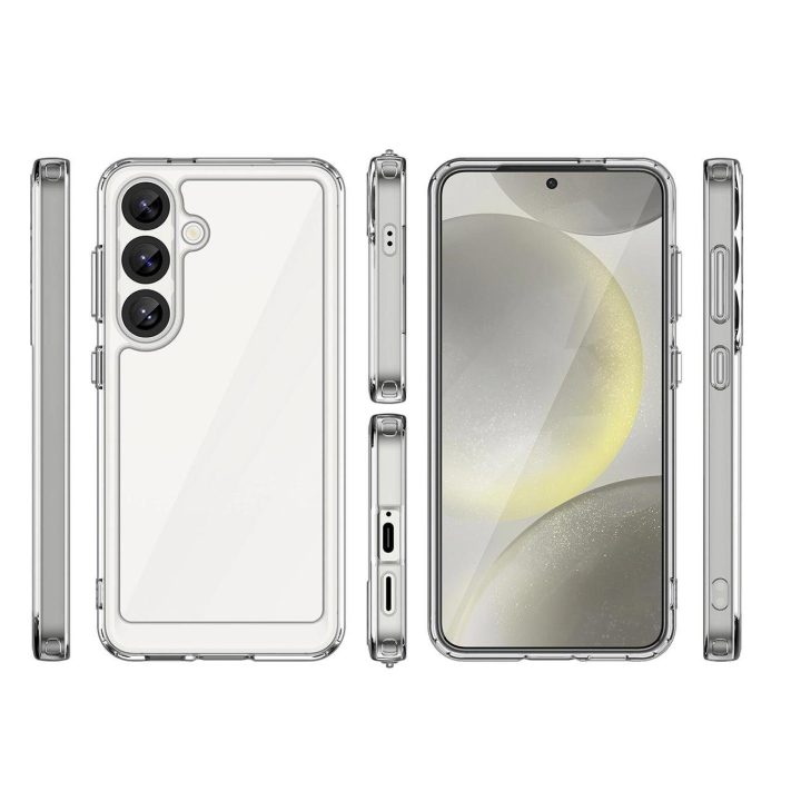 Dėklas Samsung Galaxy S25 Edge skaidrus, lankstus