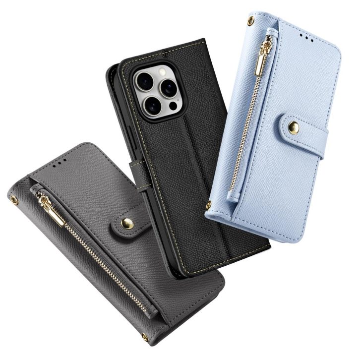 Odinis telefono dėklas iPhone 15 Pro – juodas