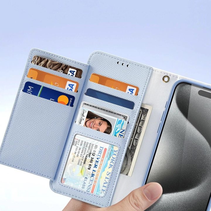 Odinis dėklas iPhone 15 Pro – mėlynas