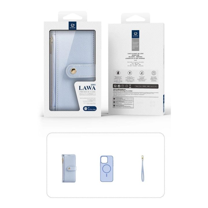 Odinis dėklas iPhone 15 Pro – mėlynas