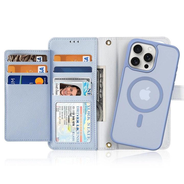 Odinis dėklas iPhone 15 Pro – mėlynas