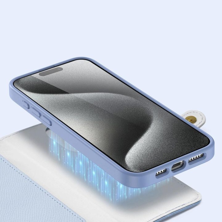 Odinis dėklas iPhone 15 Pro – mėlynas