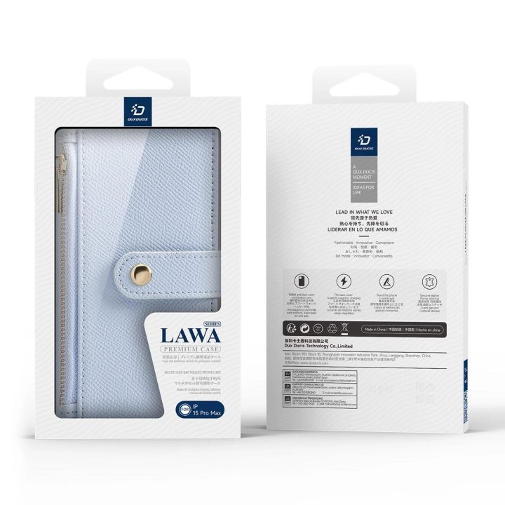 Odinis dėklas iPhone 15 Pro – mėlynas