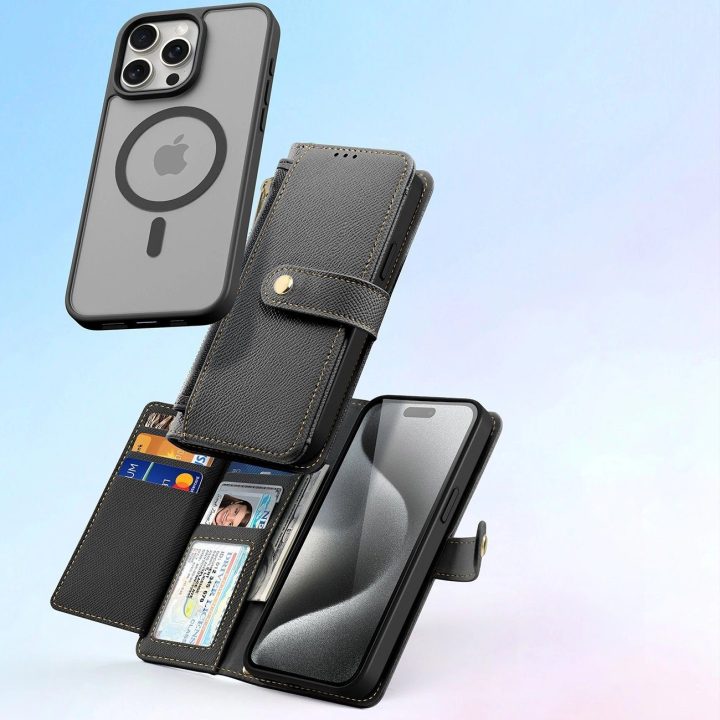 Odinis dėklas iPhone 15 Pro Max – juodas