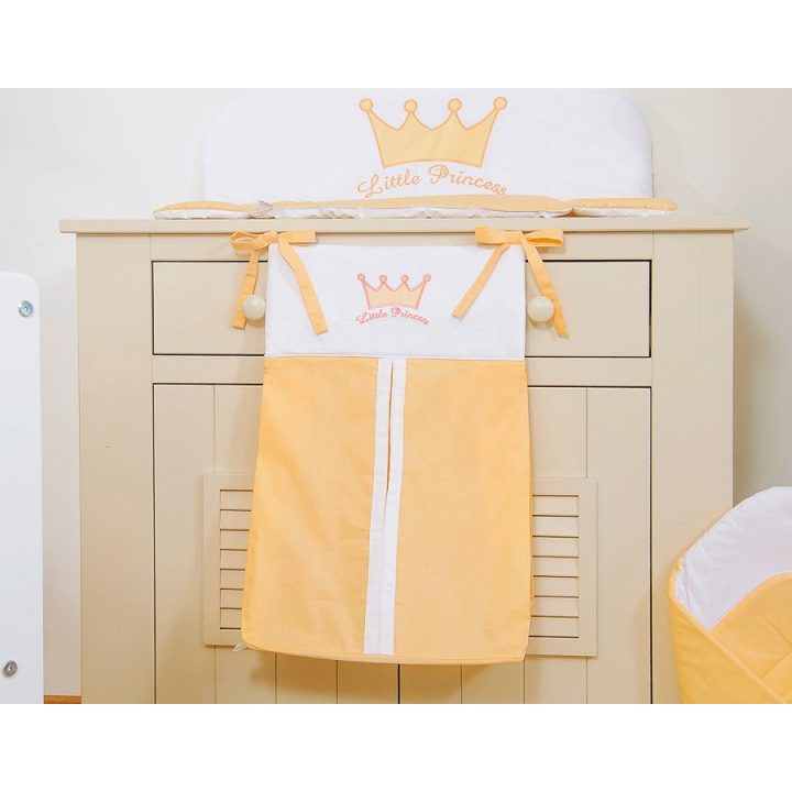 Kūdikio krepšys Little Prince/Princess persikinis