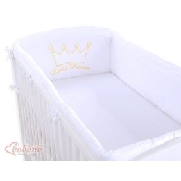 Universalus bamperis XXL baltas Little Prince/Princess