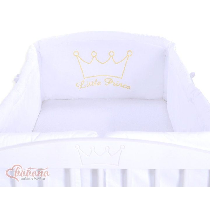Universalus bamperis XXL baltas Little Prince/Princess