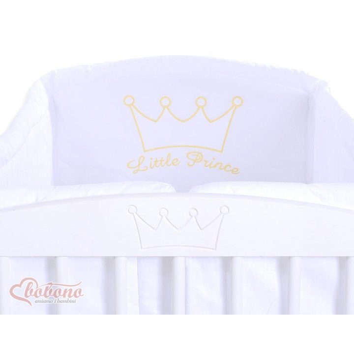 Universalus bamperis XXL baltas Little Prince/Princess