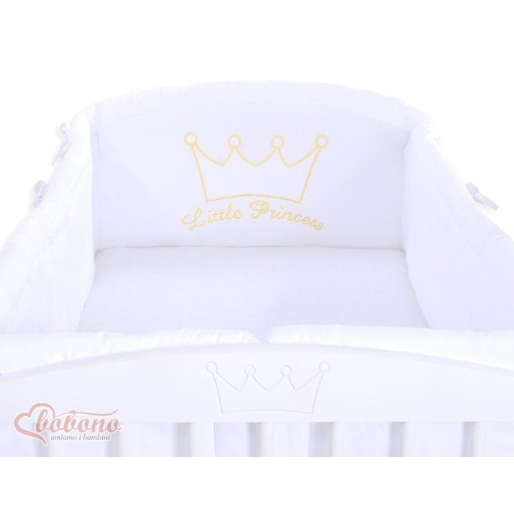 Universalus bamperis XXL baltas Little Prince/Princess