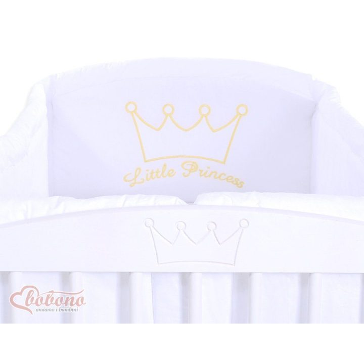 Universalus bamperis XXL baltas Little Prince/Princess