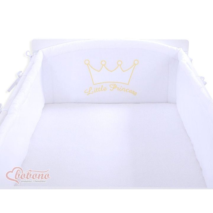 Universalus bamperis XXL baltas Little Prince/Princess