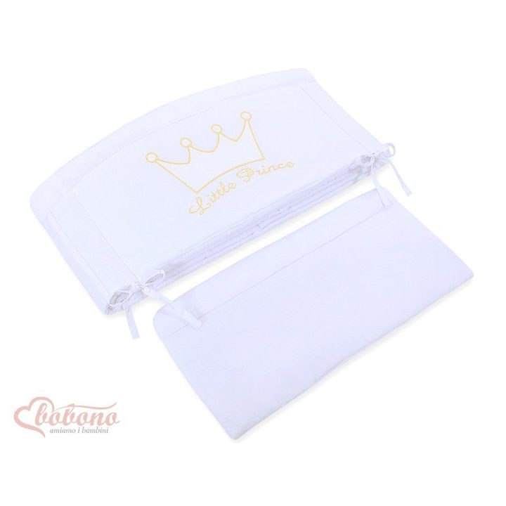 Universalus bamperis XXL baltas Little Prince/Princess