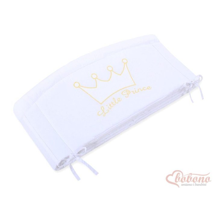 Universalus bamperis XXL baltas Little Prince/Princess