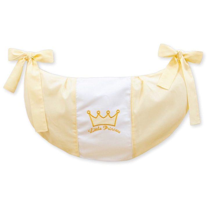 Žaislų krepšys vaikams Little Prince/Princess, kreminis