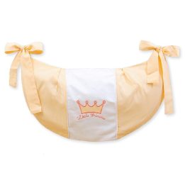Žaislų krepšys Little Prince/Princess persikinis