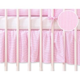 Lovytės sijonas Hanging Hearts rožinis 140x70 cm