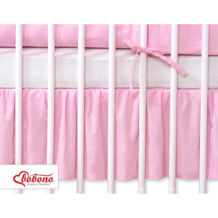 Lovytės sijonas su raukiniais Hanging Hearts, rožinis